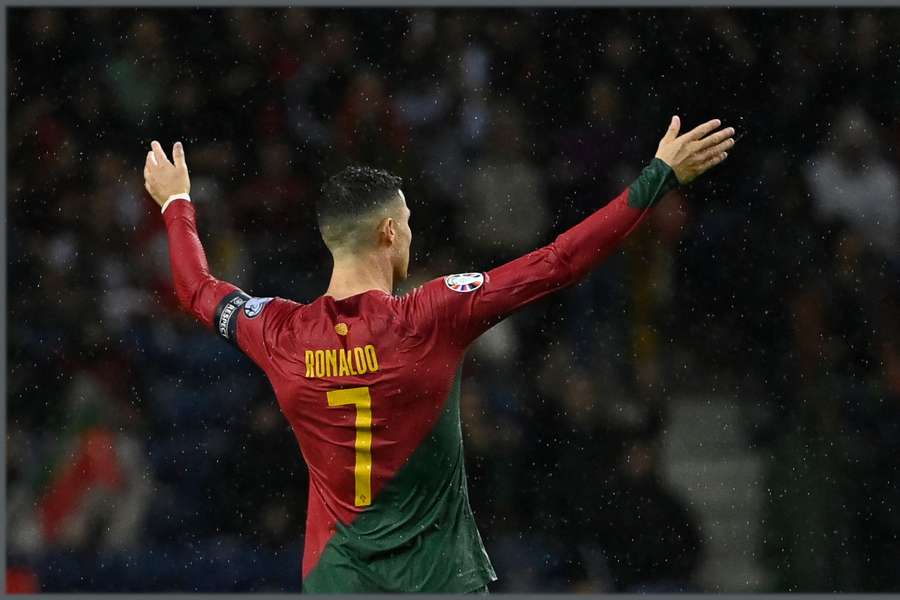 Cristiano Ronaldo scorede to gange mod Slovakiet