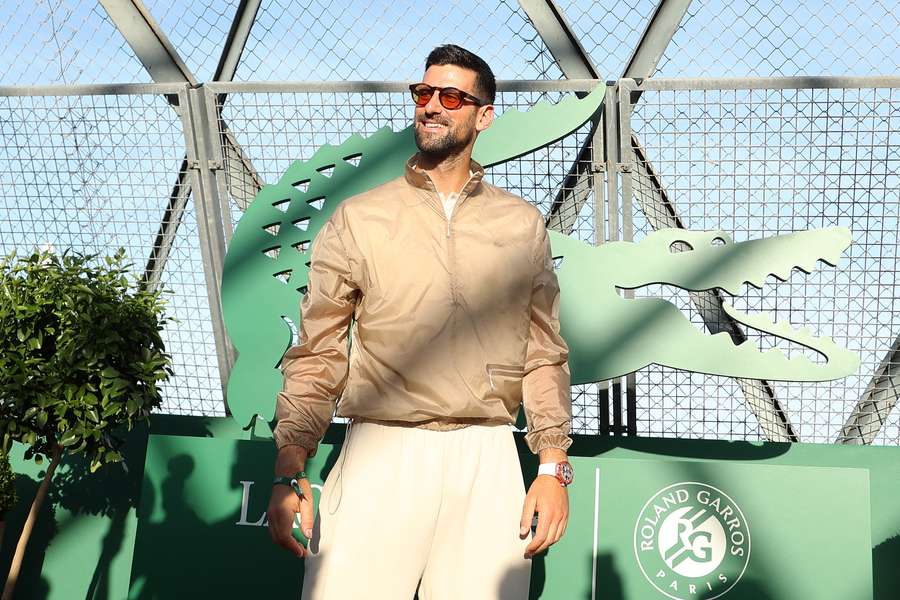 Novak Djokovic em Roland Garros Novak Djokovic em Roland Garros