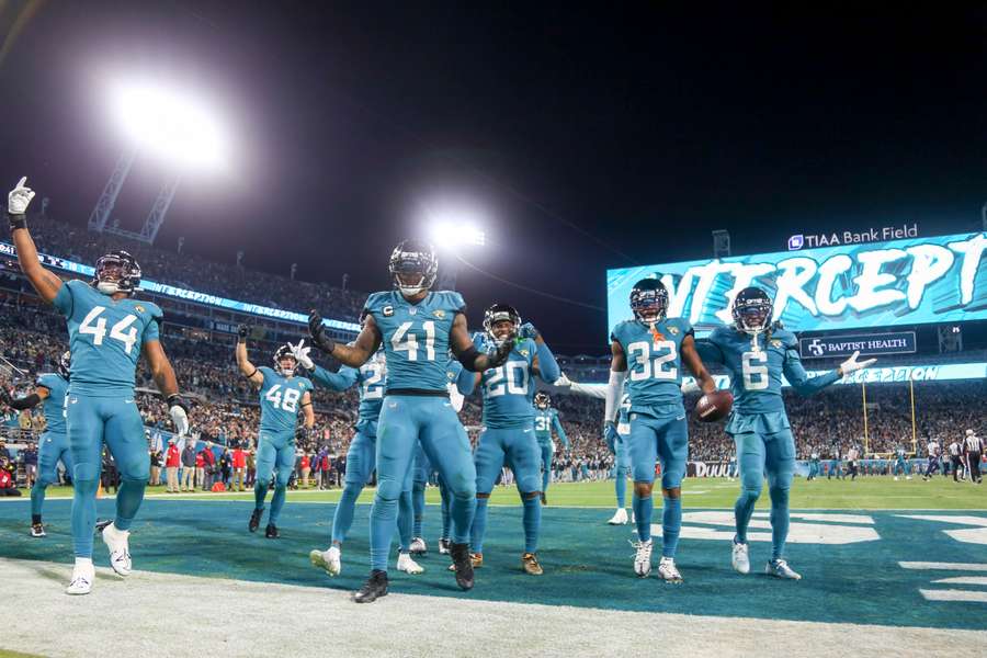 Os Jaguars venceram o título <mark>da</mark> AFC Sul