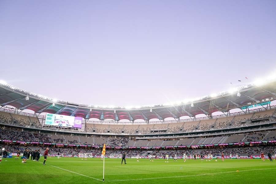 Inside the stadium during the friendly match between Perth Glory and West Ham United at Optus Stadium, Perth