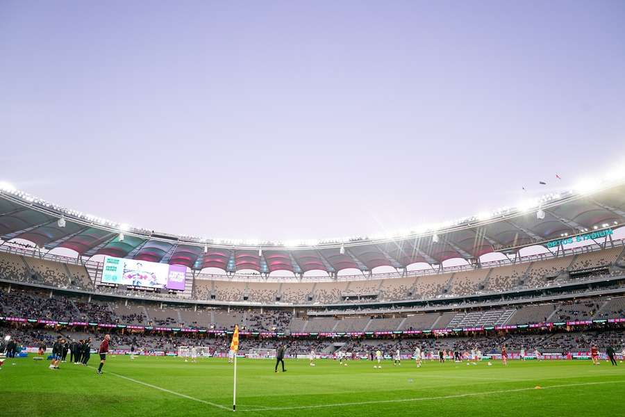 Inside the stadium during the friendly match between Perth Glory and West Ham United at Optus Stadium, Perth