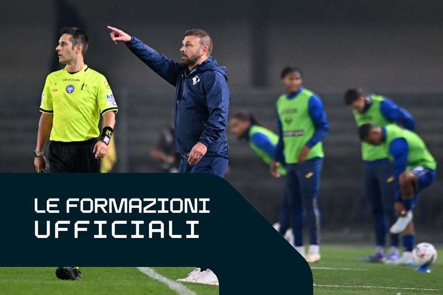 Le formazioni  ufficiali di Verona- Monza