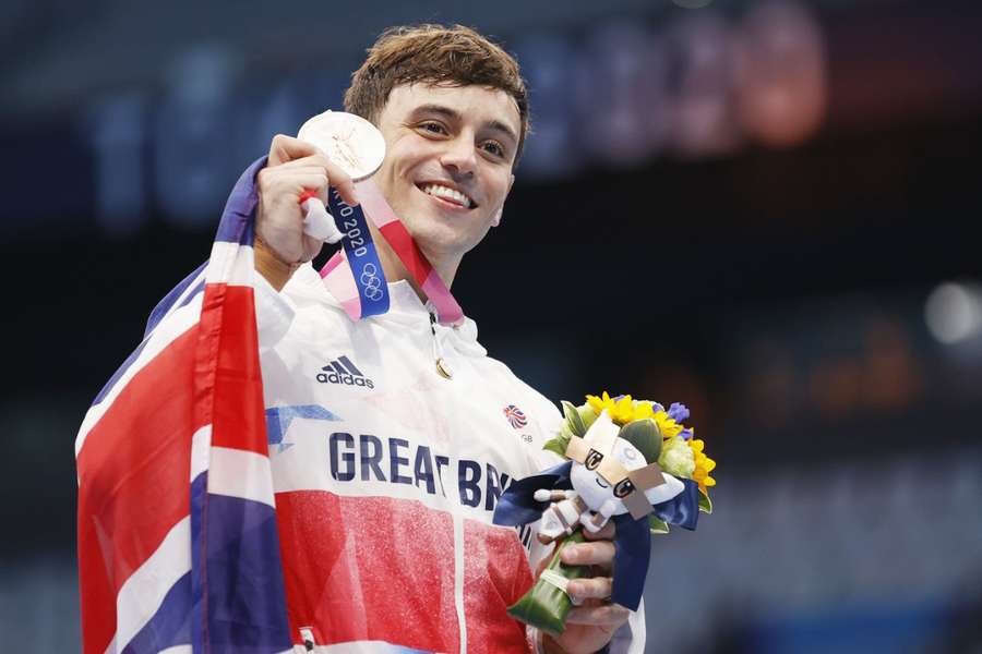 Tom Daley won gold at the Tokyo Olympics