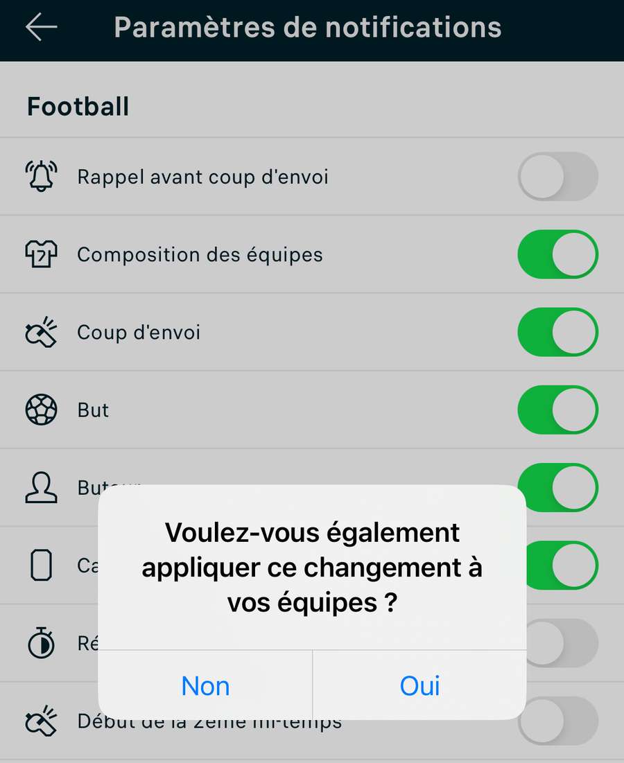 Notifications personnalisées. Notifications personnalisées.