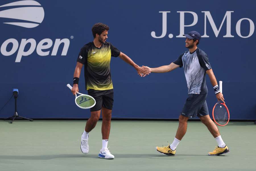 Borges e Cabral em ação no US Open do ano passado