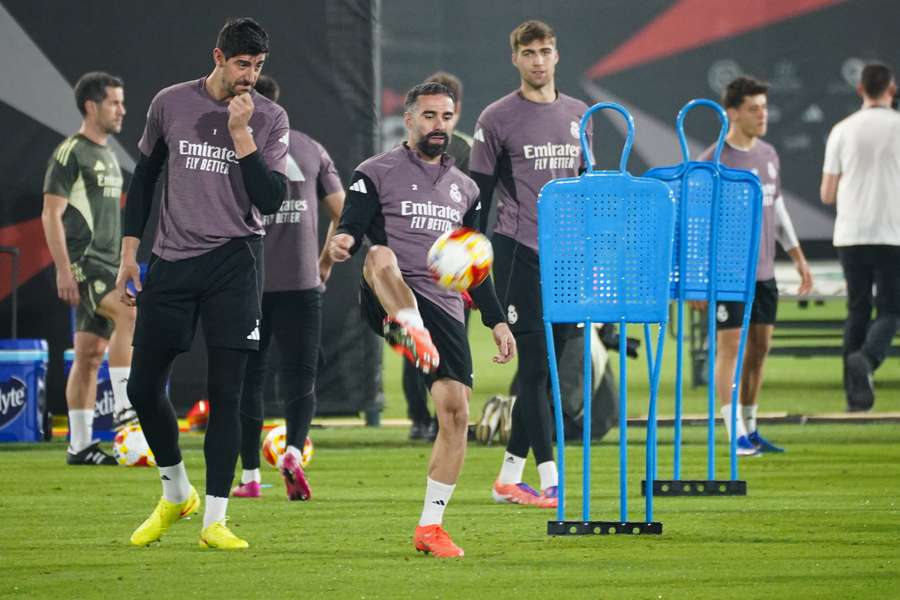 Carvajal num treino