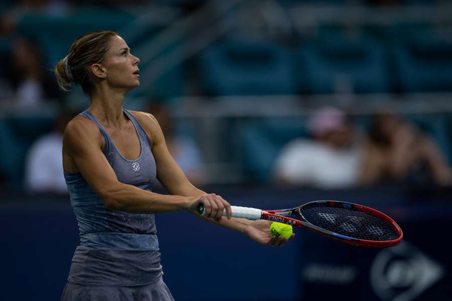 Camila Giorgi în ultimul ei meci competițional