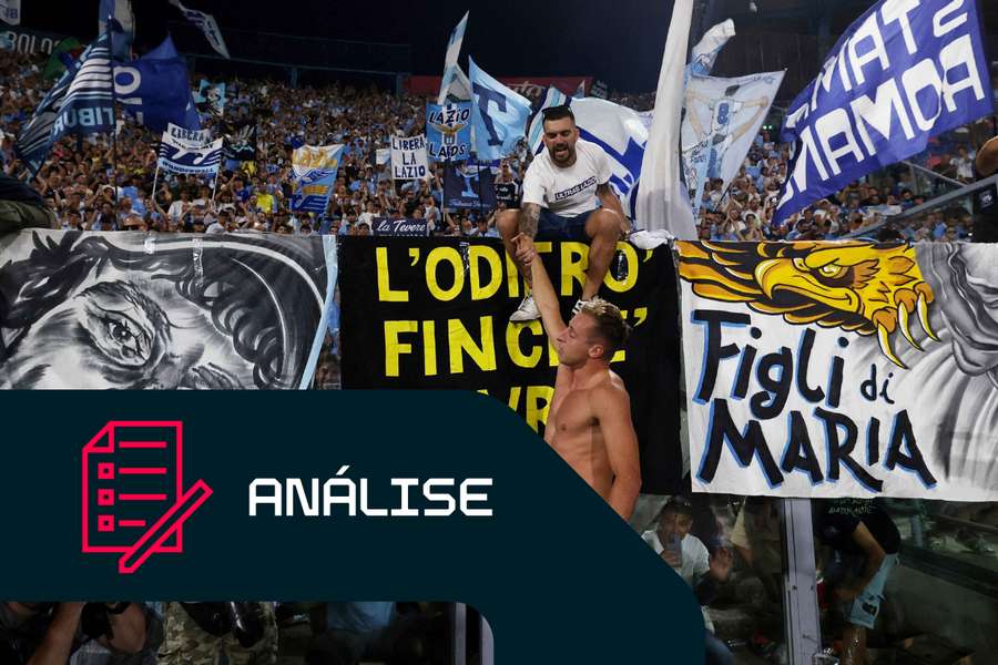 Davide Frattesi já é o ídolo dos adeptos da Lazio Davide Frattesi já é o ídolo dos adeptos da Lazio