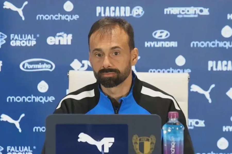 Hugo Oliveira, treinador do Famalicão Hugo Oliveira, treinador do Famalicão