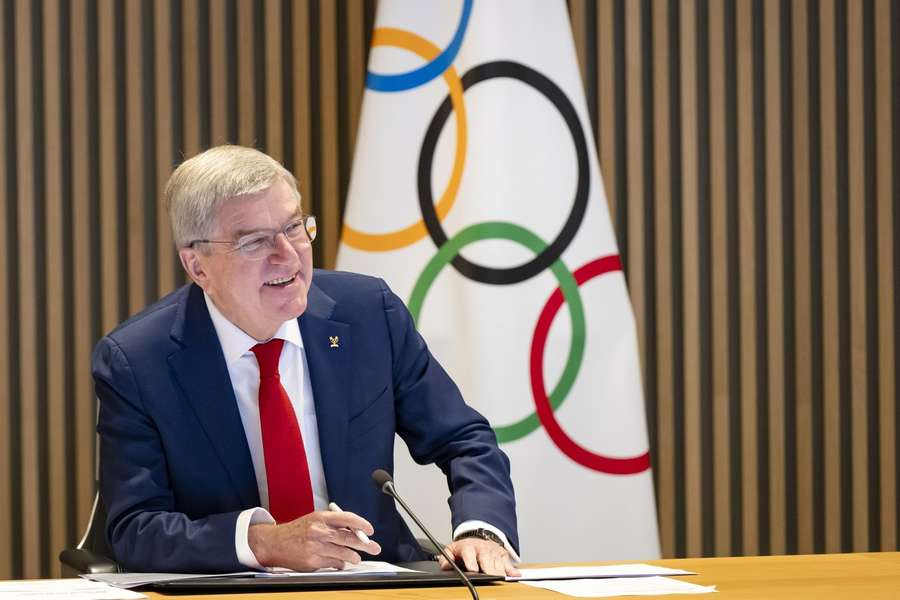 Thomas Bach auf der IOC-Sitzung in Lausanne