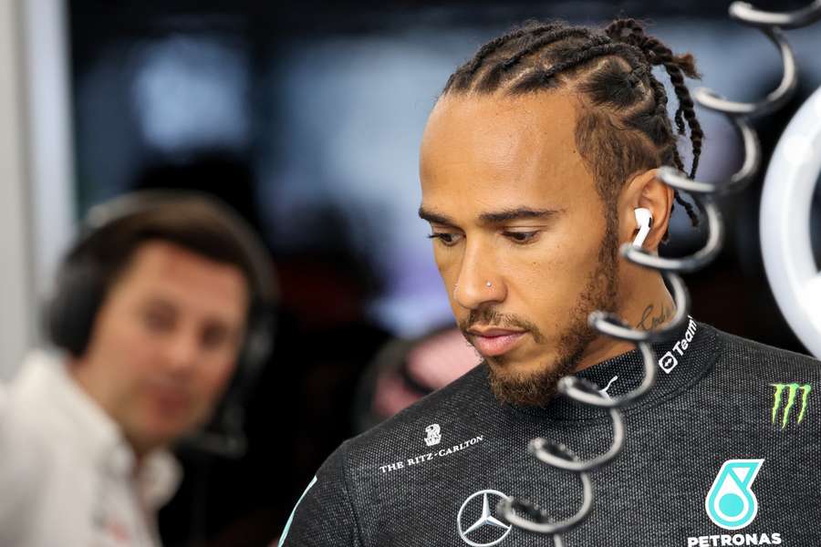Lewis Hamilton samedi lors des qualifications à Djeddah.