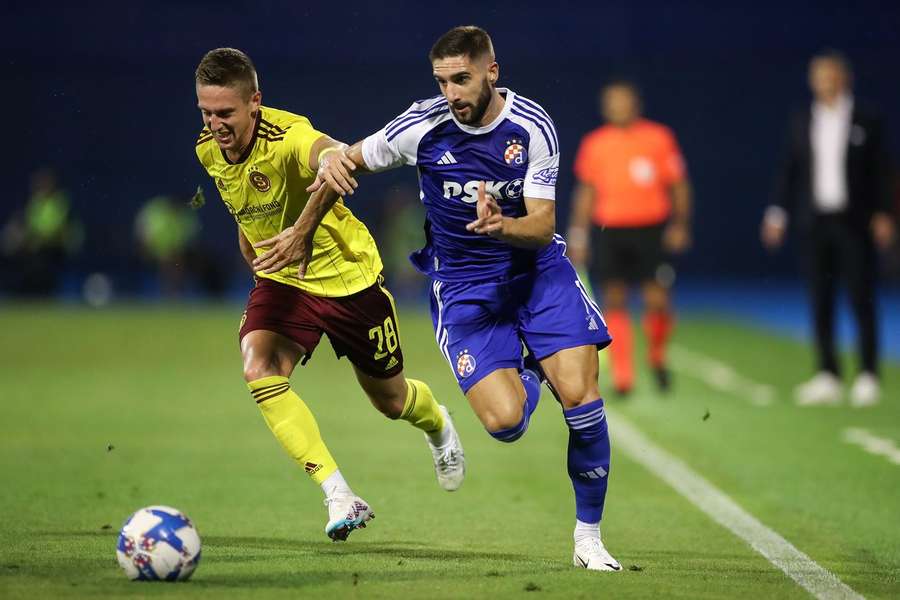 Tomáš Wiesner v Záhřebu, podobně jako další sparťané, příliš nepřesvědčil.