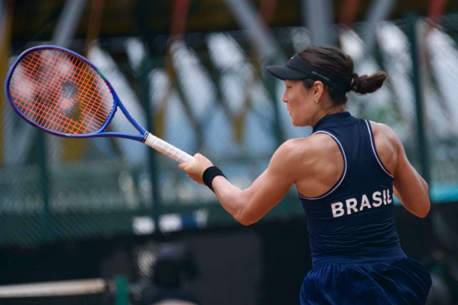 Gabriela Cé em ação pelo Grupo das Américas