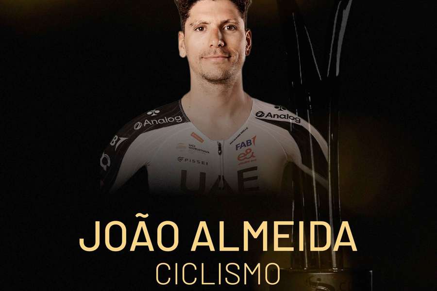 João Almeida foi eleito Atleta Masculino de 2025 João Almeida foi eleito Atleta Masculino de 2025