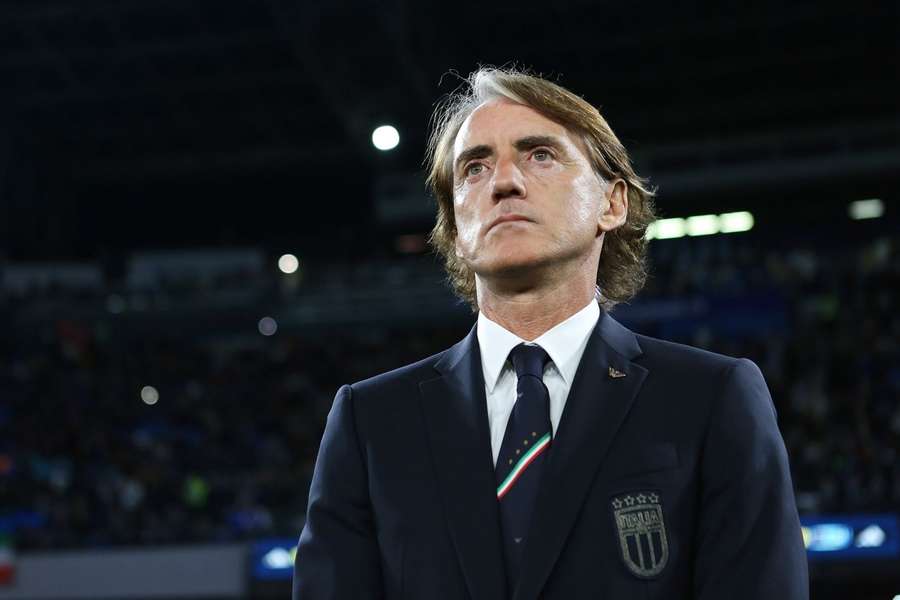 Mancini avec l'Italie.