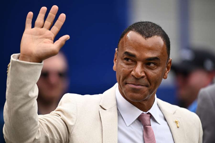 Former Brazil footballer Cafu before Brazil vs Norway