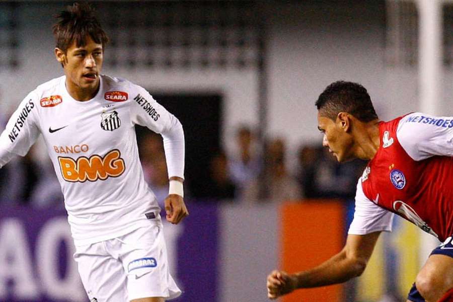 Neymar em Santos 1x3 Bahia, em 2012