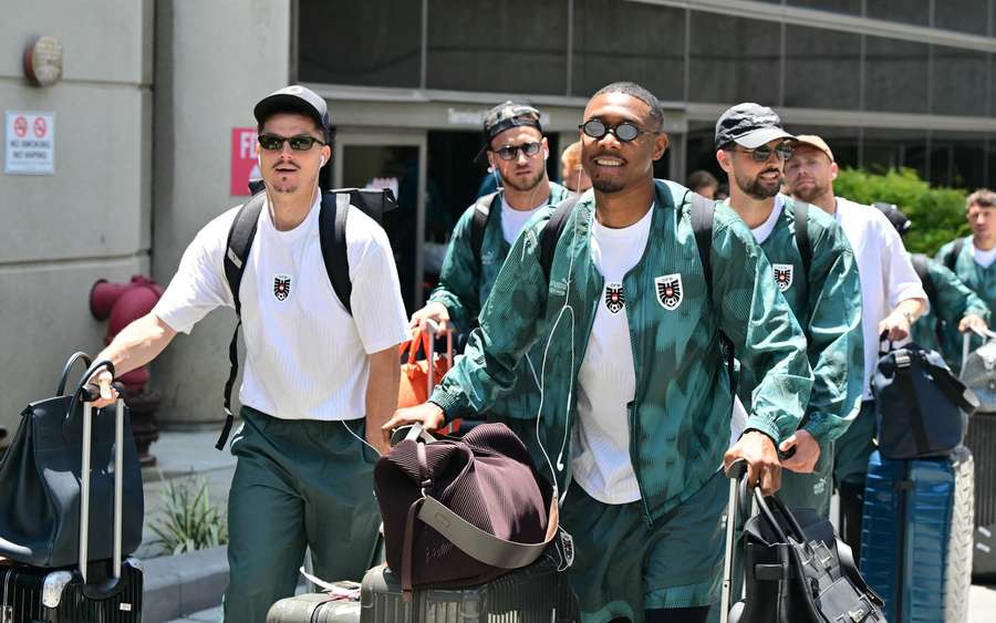 Touchdown in den USA. Touchdown in den USA.