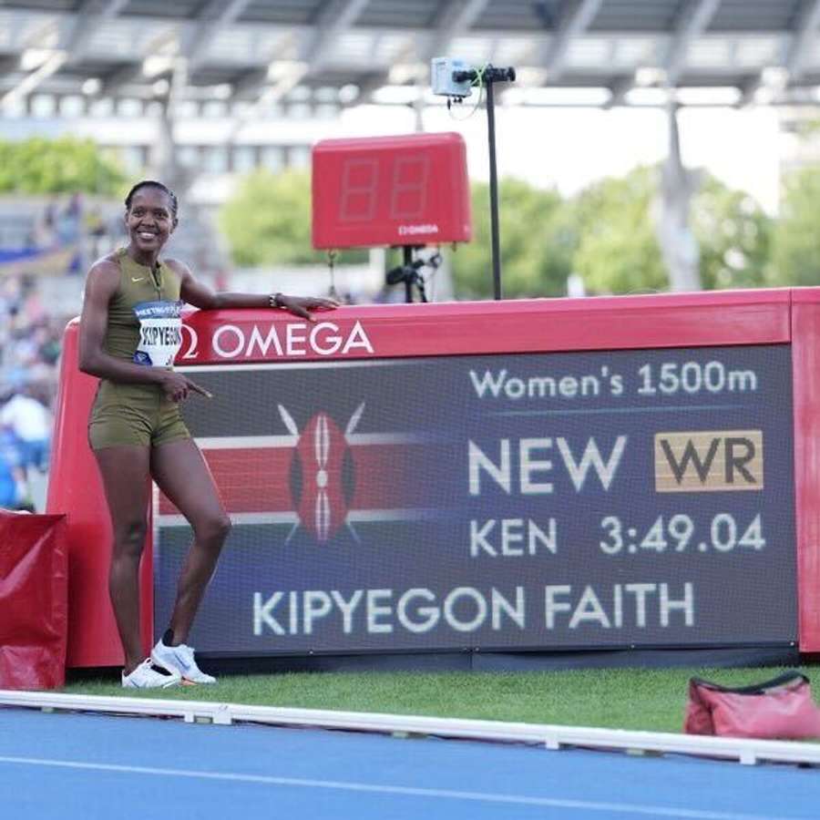 Faith Kipyegon will be the favourite for the 1,500m title