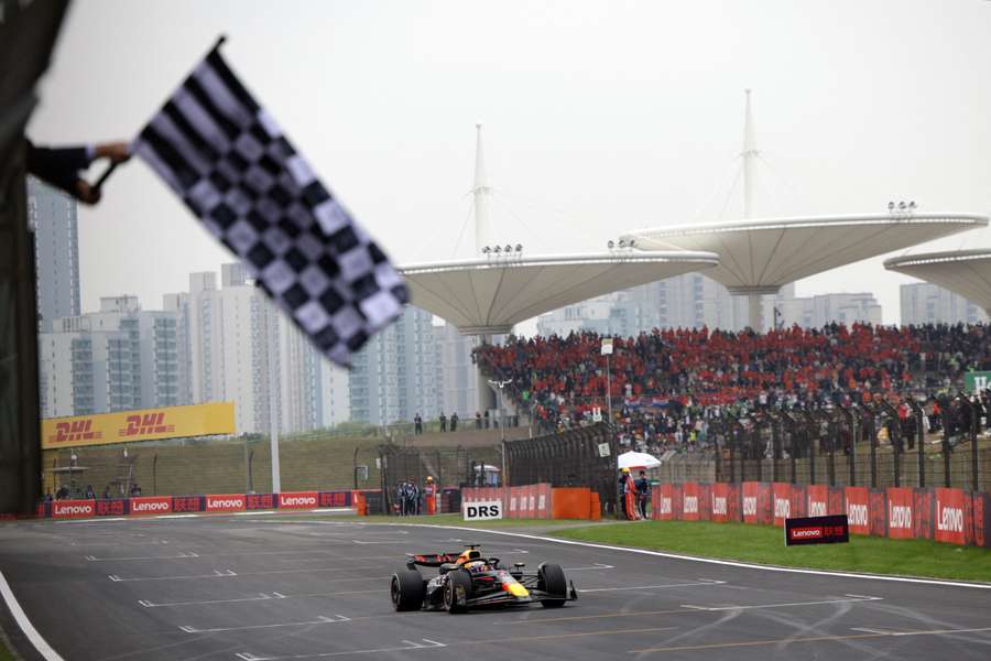 Red Bull's Max Verstappen at the Chinese Grand Prix