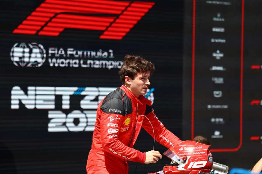 Leclerc er i øjeblikket nr. 1-kører hos Ferrari
