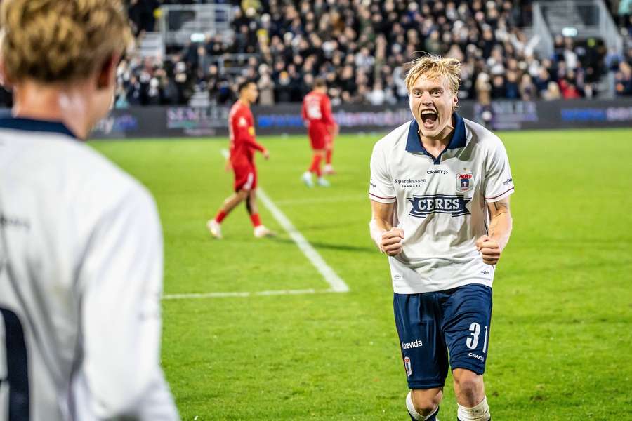 Midfielder Tobias Bech has played a key role during the season