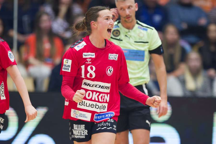 Team Esbjerg were very superior in the semi-final against Ikast 