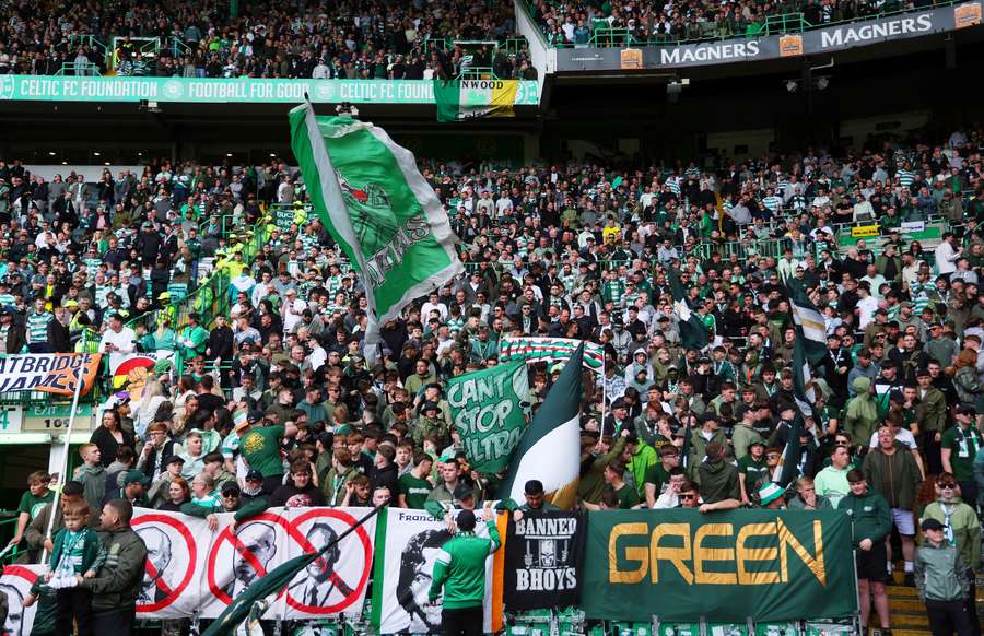 Celtic's fans Celtic's fans