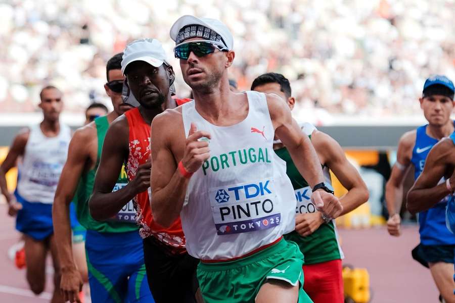 Rui Pinto em ação nos Mundiais de Atletismo