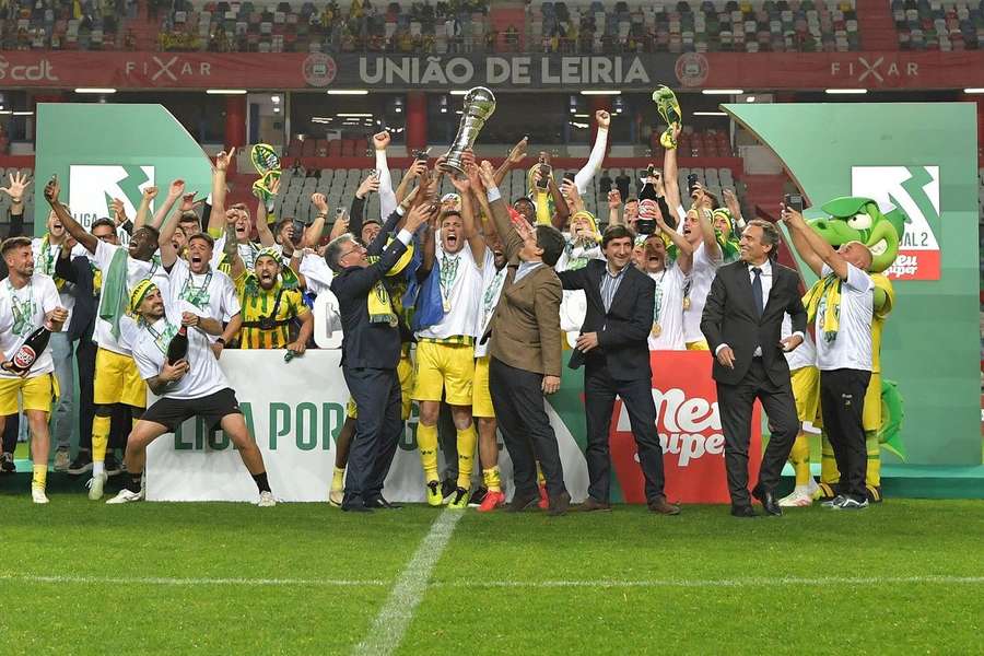 Tondela subiu de divisão e foi campeão da Liga 2