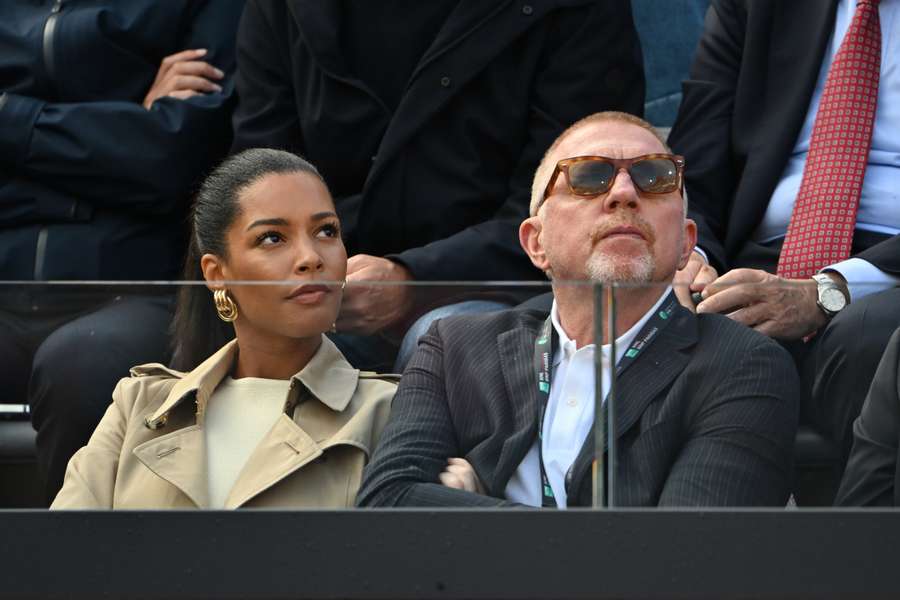 Boris Becker zeigte sich beim Finale von Rom mit seiner Partnerin Lilian de Carvalho Monteiro.