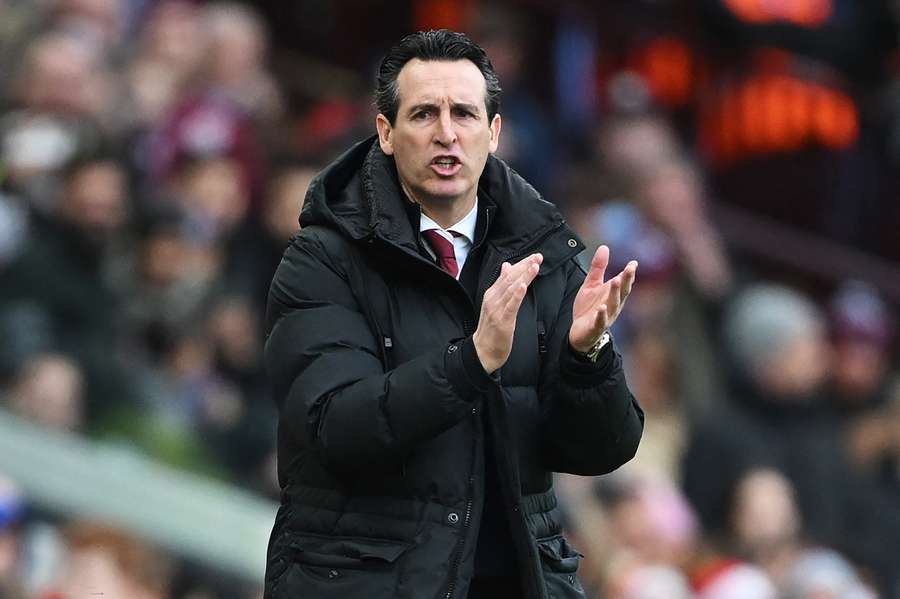 Aston Villa manager Unai Emery