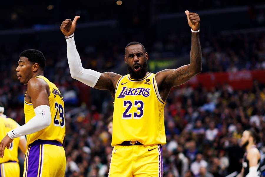 LeBron James, clave para los Lakers.