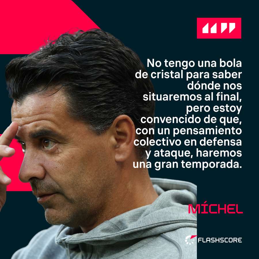 Las declaraciones de Míchel.