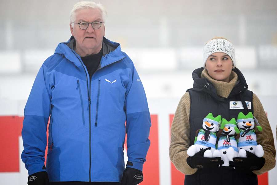 Frank-Walter Steinmeier – hier beim Besuch der Biathlon-WM in Oberhof – wird Schirmherr der Special Olympics im Sommer.