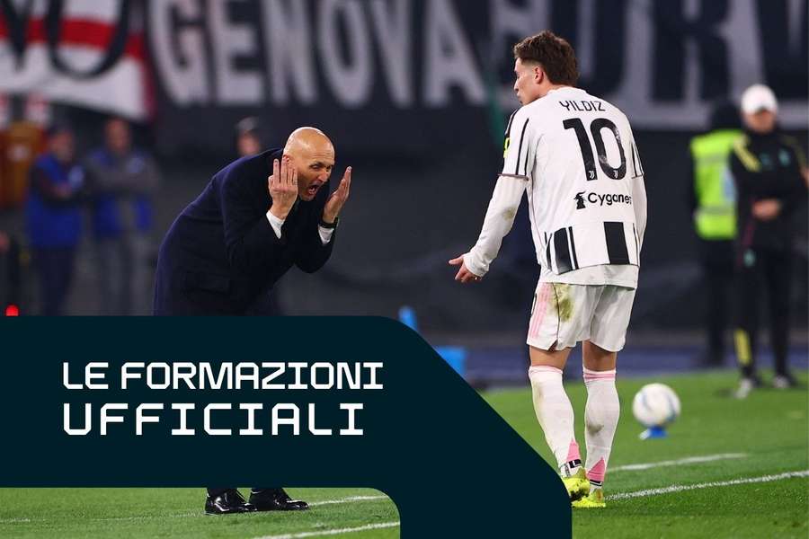 Le formazioni ufficiali