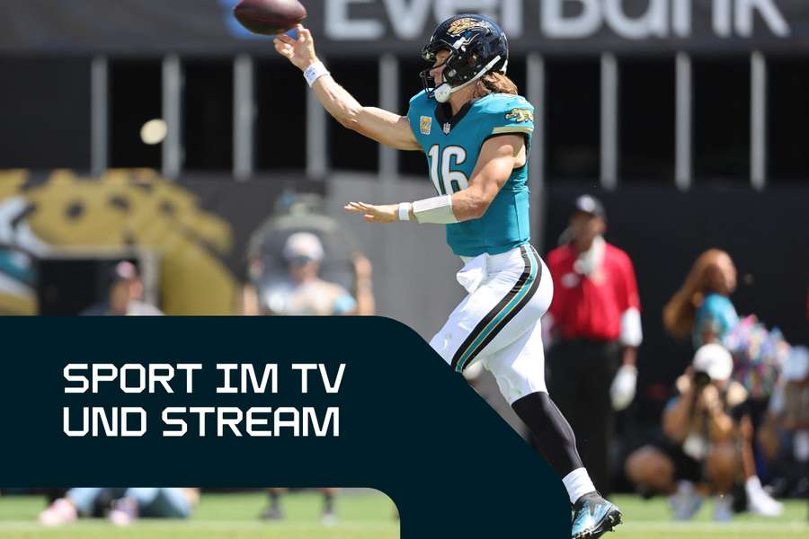 Sport live am Sonntag: Quarterback Trevor Lawrence und die Jacksonville Jaguars treten beim NFL Europe Game heute Nachmittag in London an. Sport live am Sonntag: Quarterback Trevor Lawrence und die Jacksonville Jaguars treten beim NFL Europe Game heute Nachmittag in London an.