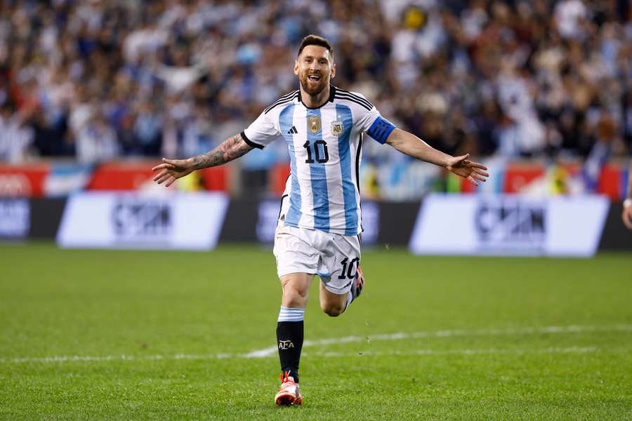 Lionel Messi a inscrit un doublé cette nuit face à la Jamaïque.