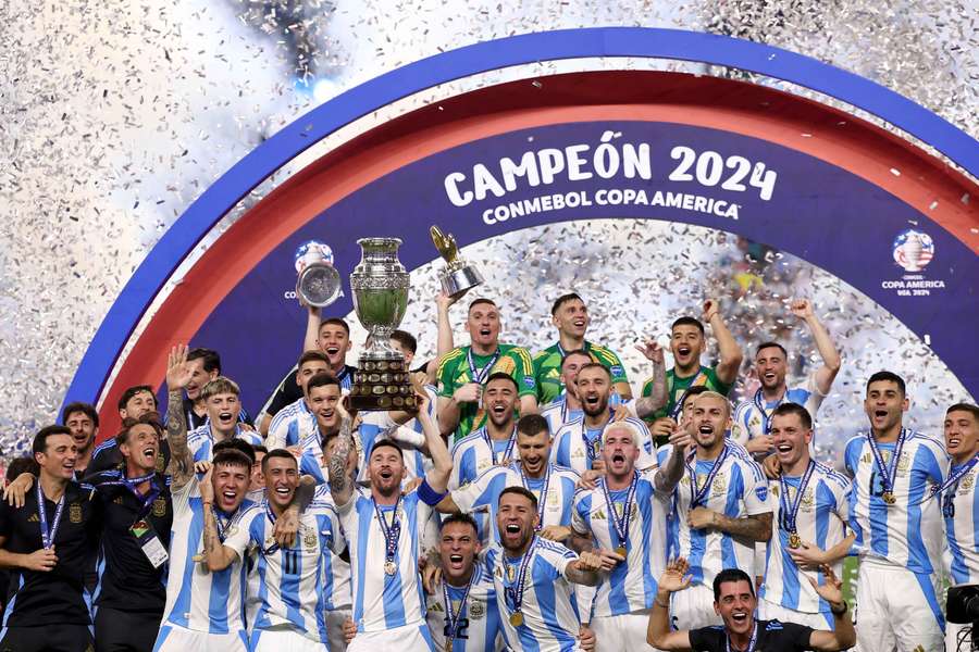 Argentina ganhou da Colômbia na prorrogação em Miami