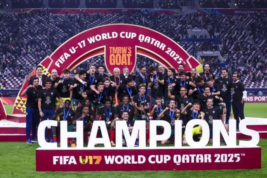 Seleção Nacional Sub-17 sagrou-se campeã do Mundo no Catar