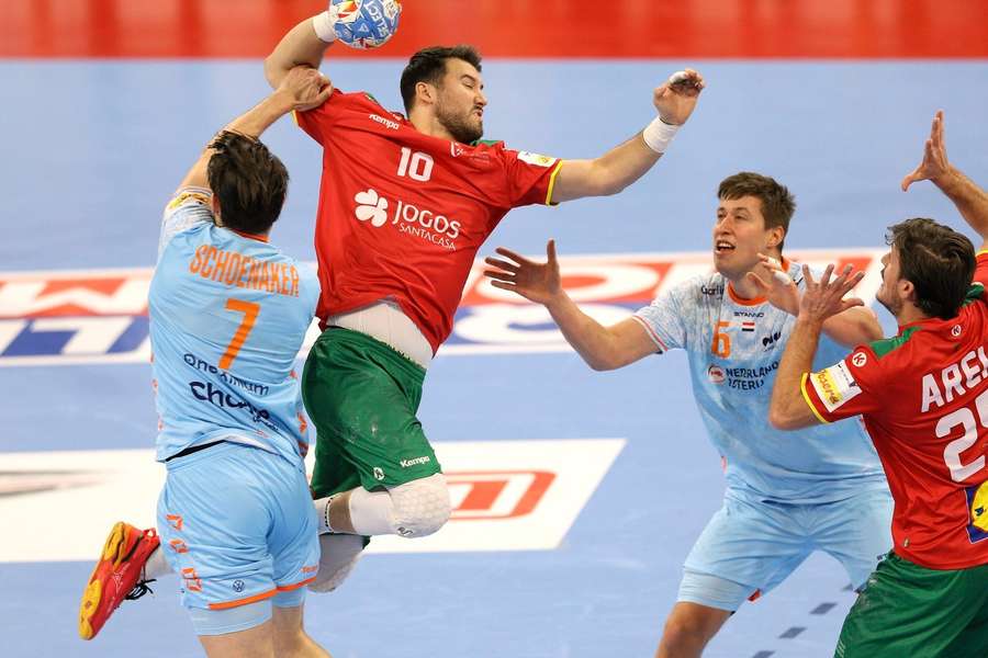 Miguel Martins in action against Holland 