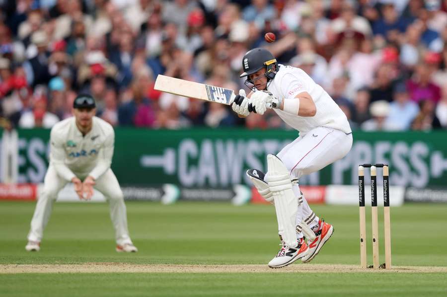 England's Jamie Smith in action