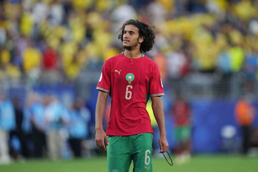 Ayyoub Bouaddi (Marrocos) foi um dos destaques africanos no duelo com o Brasil (1-1) Ayyoub Bouaddi (Marrocos) foi um dos destaques africanos no duelo com o Brasil (1-1)