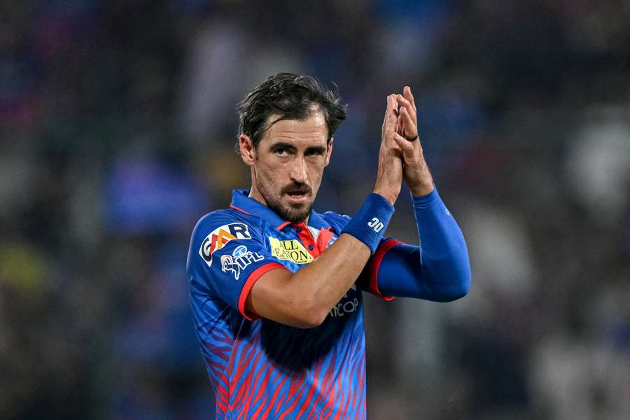 Mitchell Starc took 4-40 against Rajasthan Royals on Sunday. 