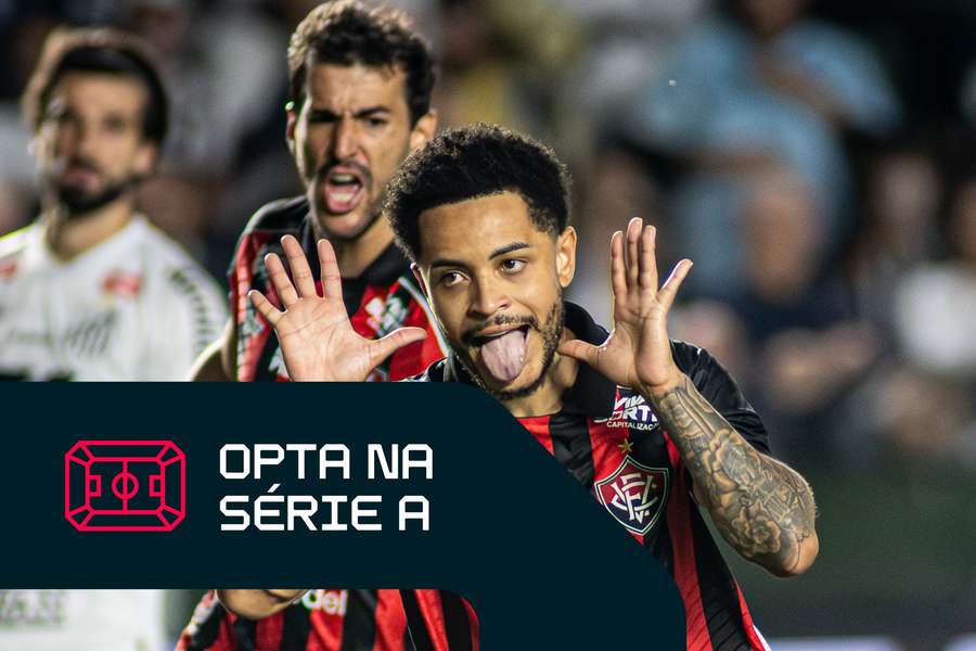 Vitória venceu Santos em confronto direto na Vila Belmiro