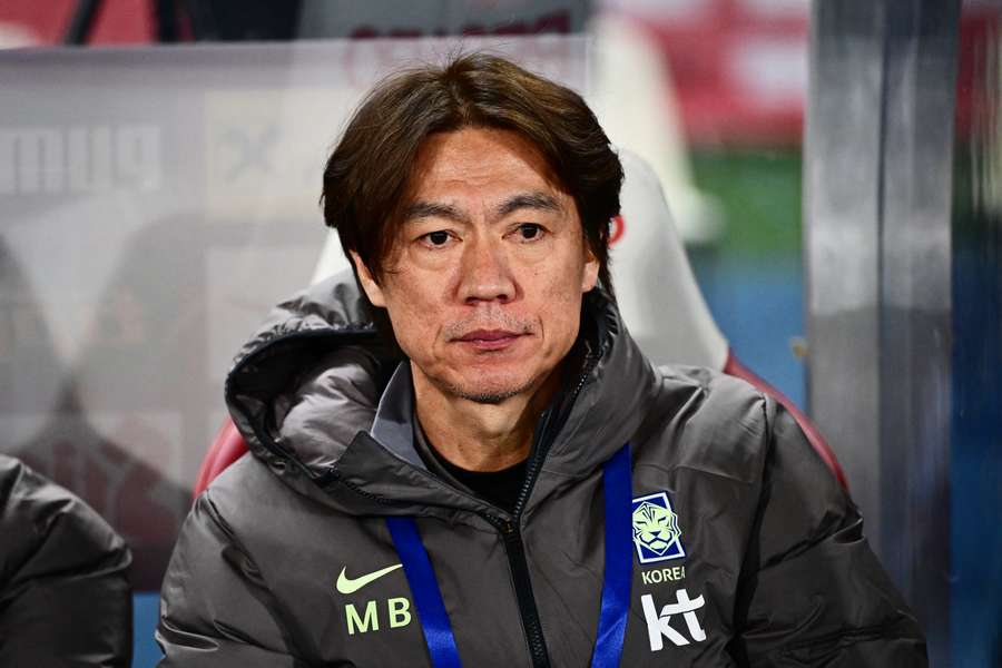 South Korea coach Hong Myung-bo South Korea coach Hong Myung-bo