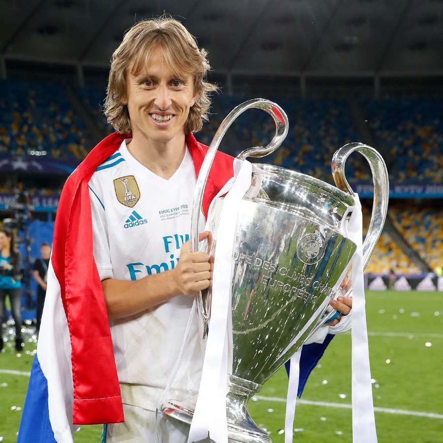 Modric ganhou seis Champions com Real Madrid