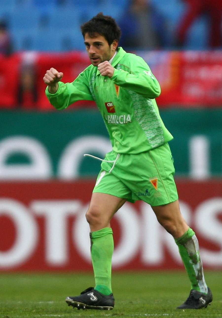 Jofre Mateu, con el Murcia ante el Atlético de Madrid Jofre Mateu, con el Murcia ante el Atlético de Madrid