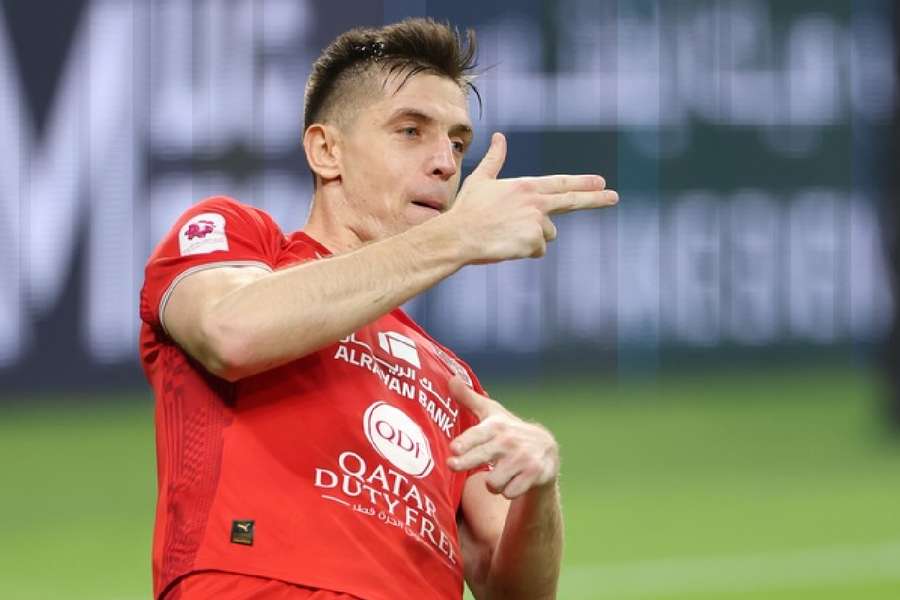 Krzysztof Piatek im Einsatz für Al-Duhail in Katar