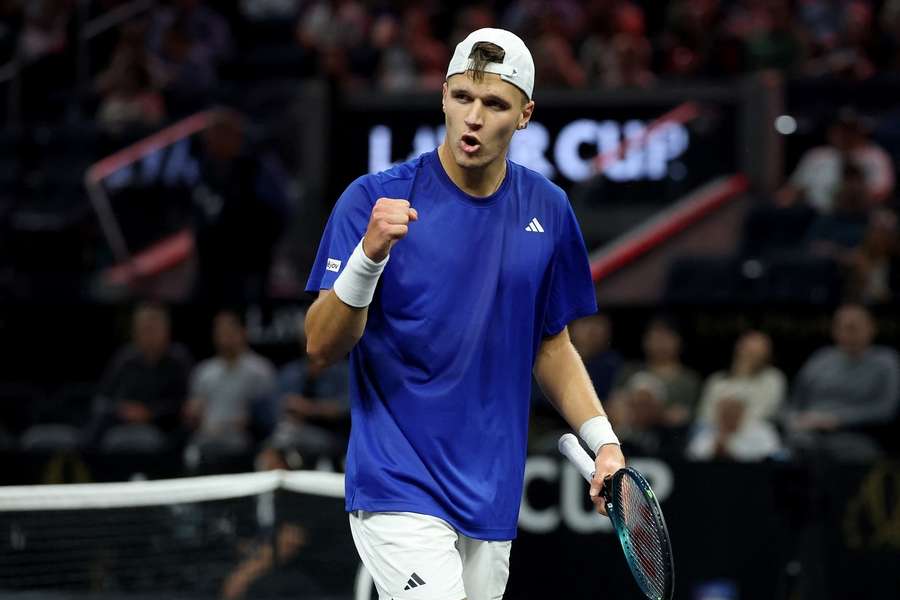 Jakub Menšík debutoval v Laver Cupu loni.